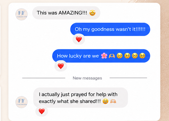 iMessage thread: This was AMAZING!!!